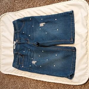 Wallflower Denim Shorts with Sparkle Details